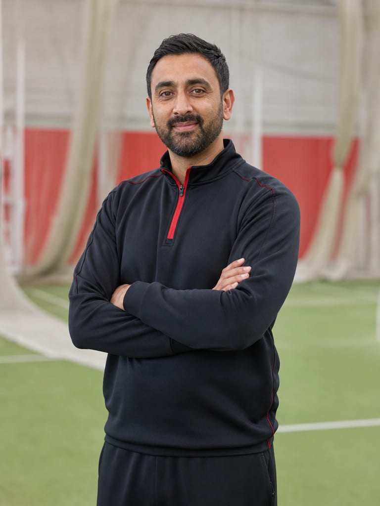 Amir Hussain, ECB Level 3, batting and wicket-keeping